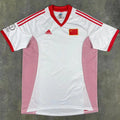 2002 China Away White Retro Soccer Jersey Front
