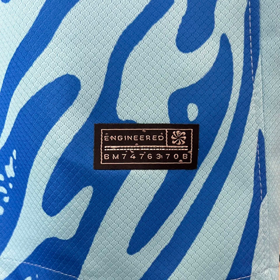 2024/25 Portugal Blue GK Fans Soccer Jersey Detail 4
