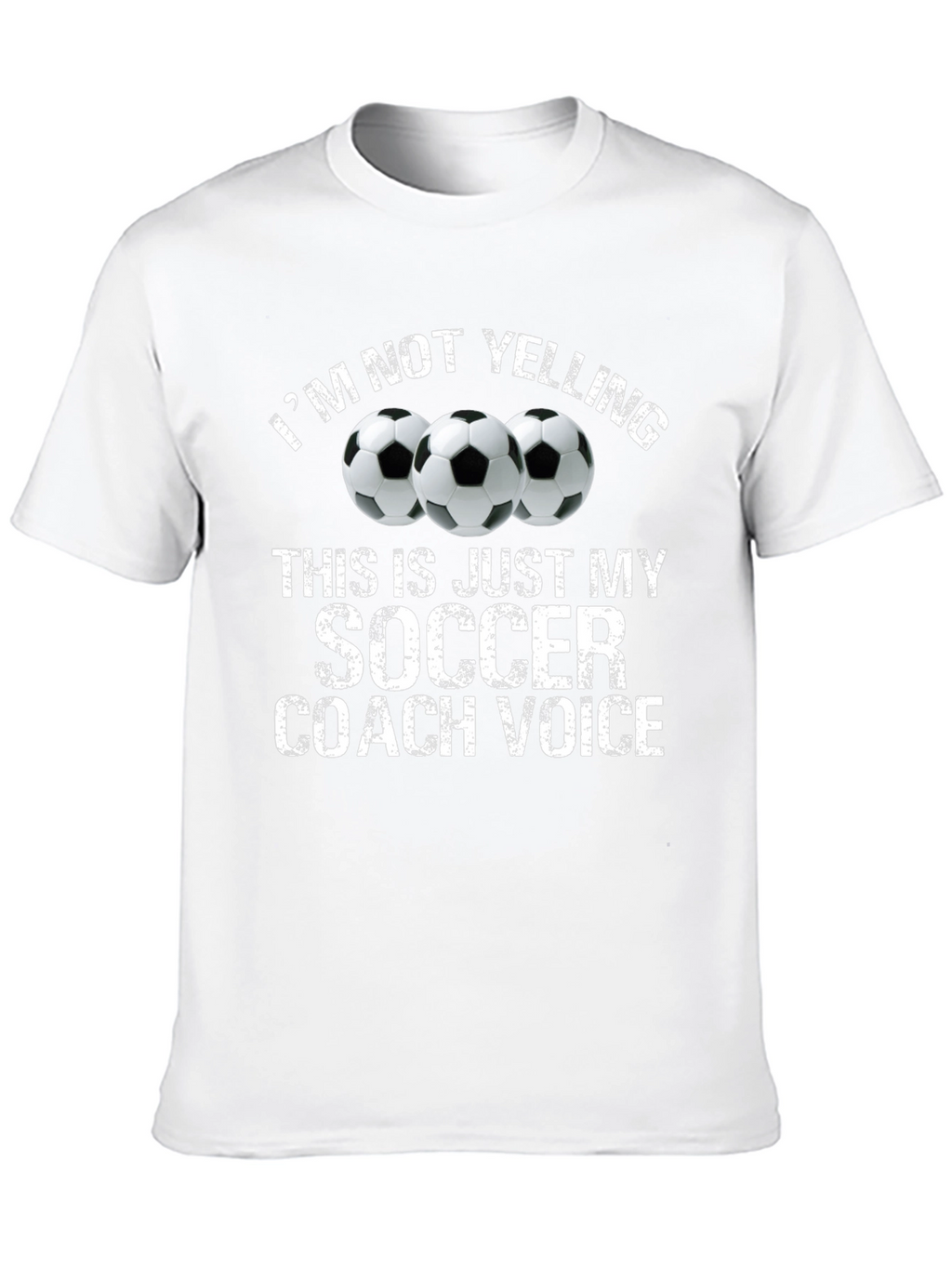 Soccer Coach Voice T-Shirt - Funny Sports Tee