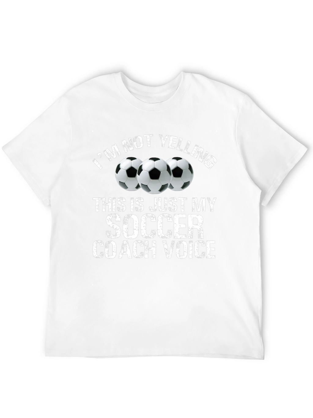 Soccer Coach Voice T-Shirt - Funny Sports Tee