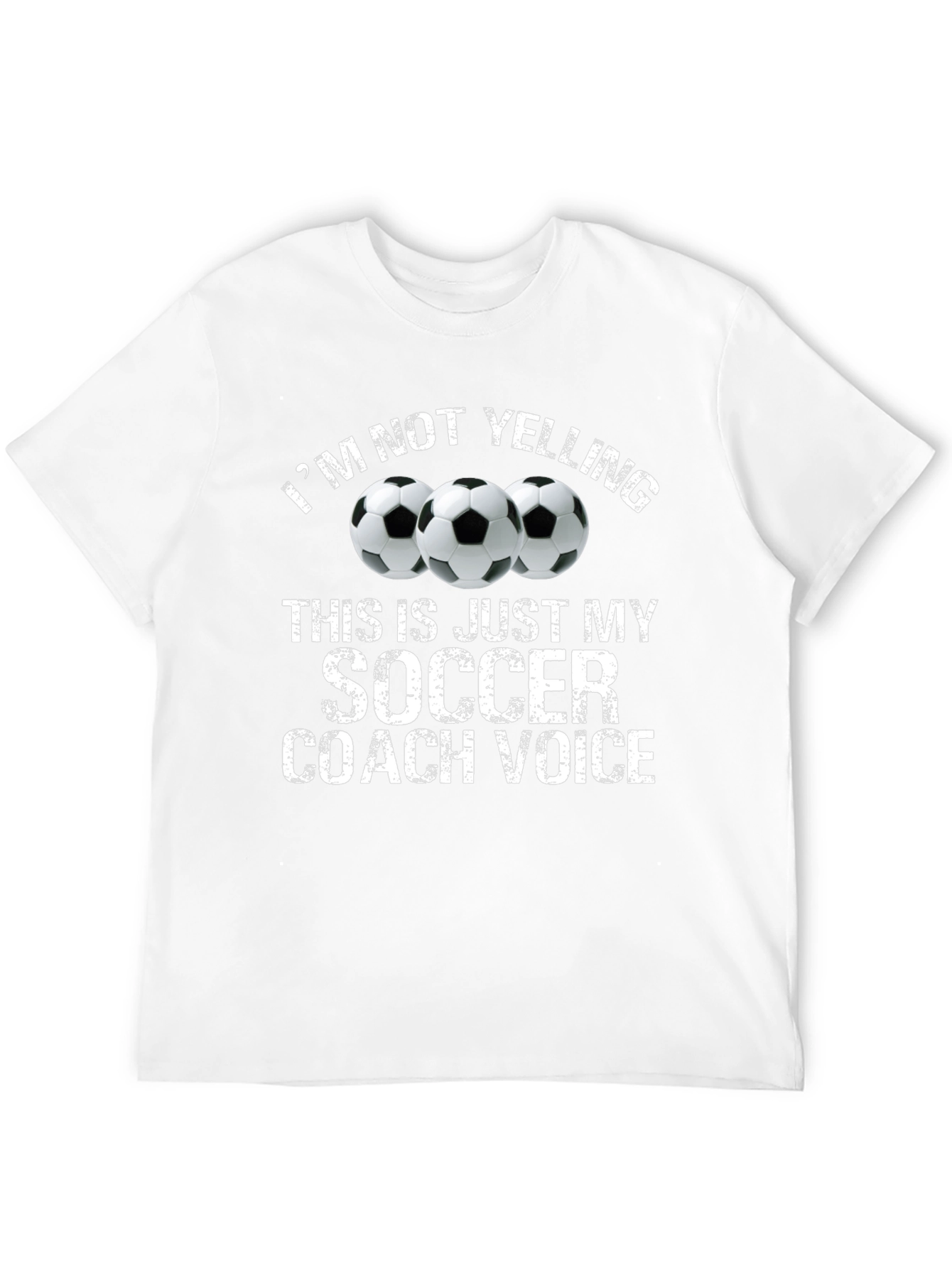 Soccer Coach Voice T-Shirt - Funny Sports Tee