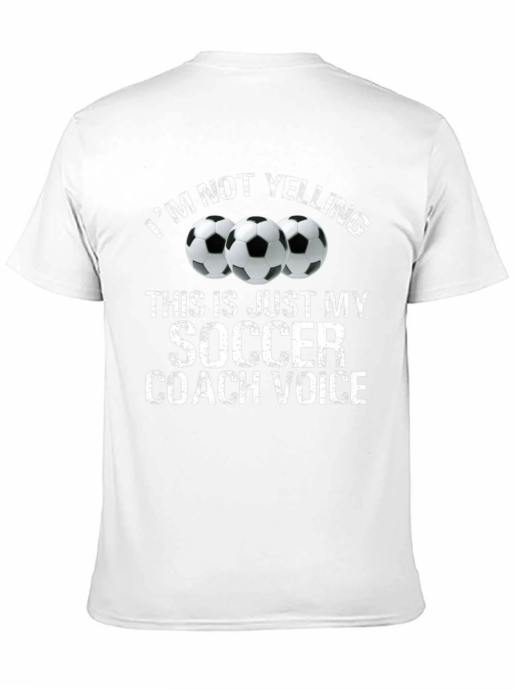 Soccer Coach Voice T-Shirt - Funny Sports Tee