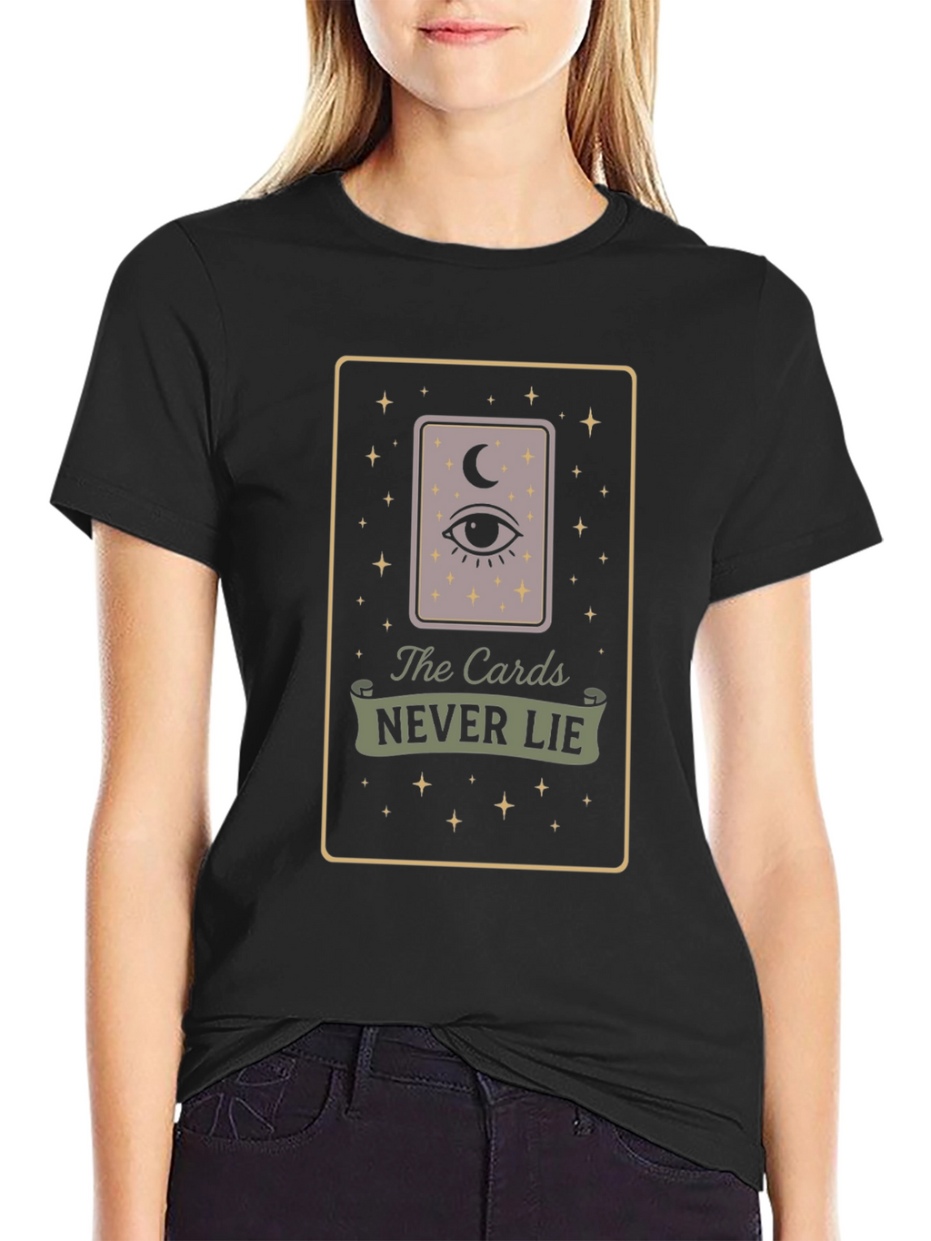 The Cards Never Lie Tarot Graphic T-Shirt