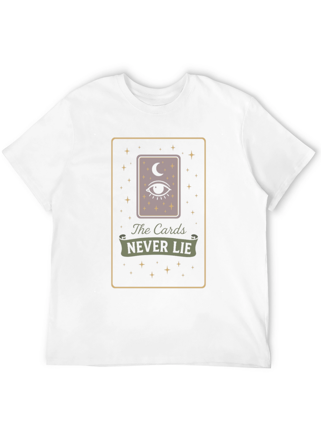 The Cards Never Lie Tarot Graphic T-Shirt