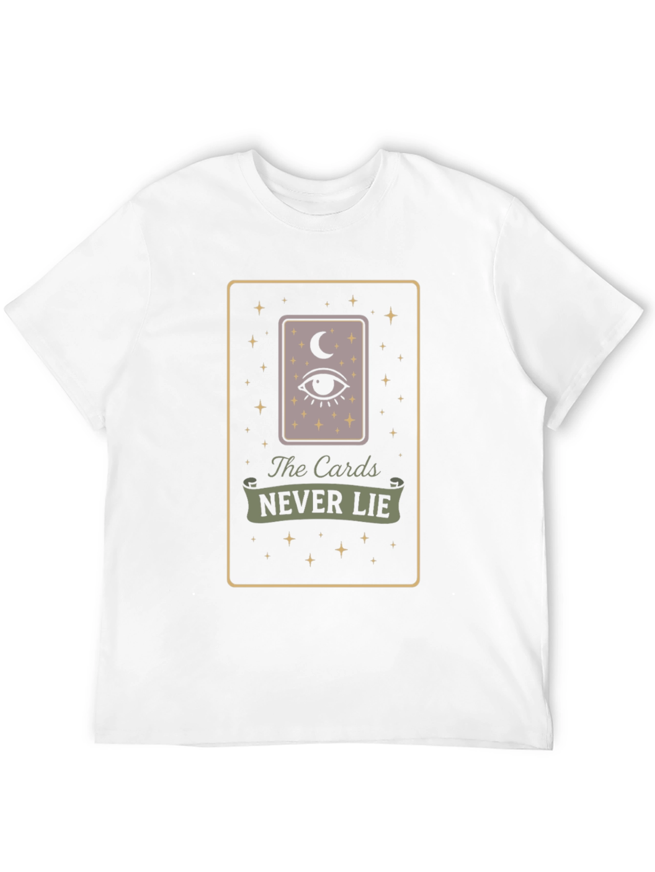 The Cards Never Lie Tarot Graphic T-Shirt