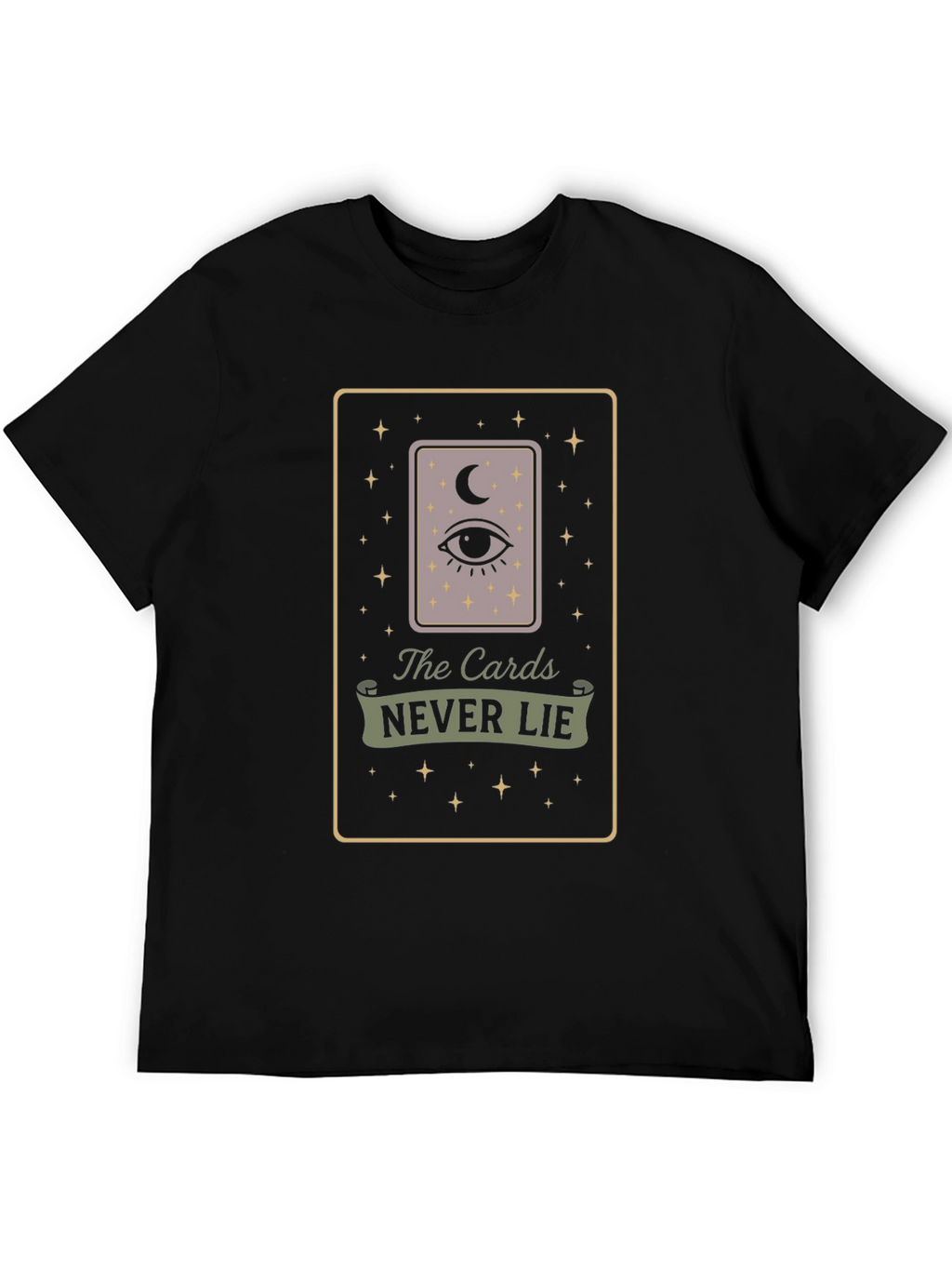 The Cards Never Lie Tarot Graphic T-Shirt