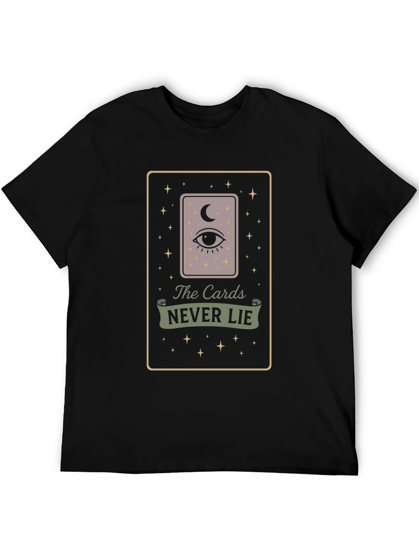 The Cards Never Lie Tarot Graphic T-Shirt