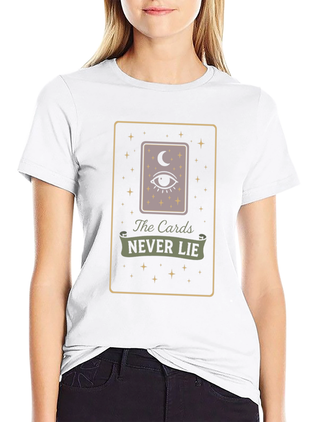 The Cards Never Lie Tarot Graphic T-Shirt