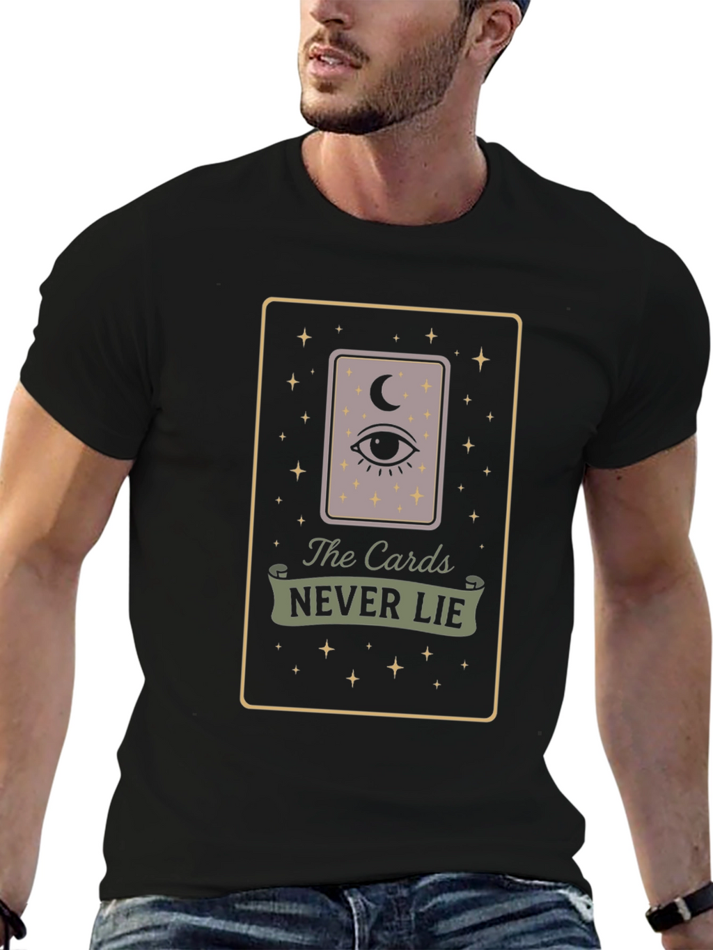 The Cards Never Lie Tarot Graphic T-Shirt