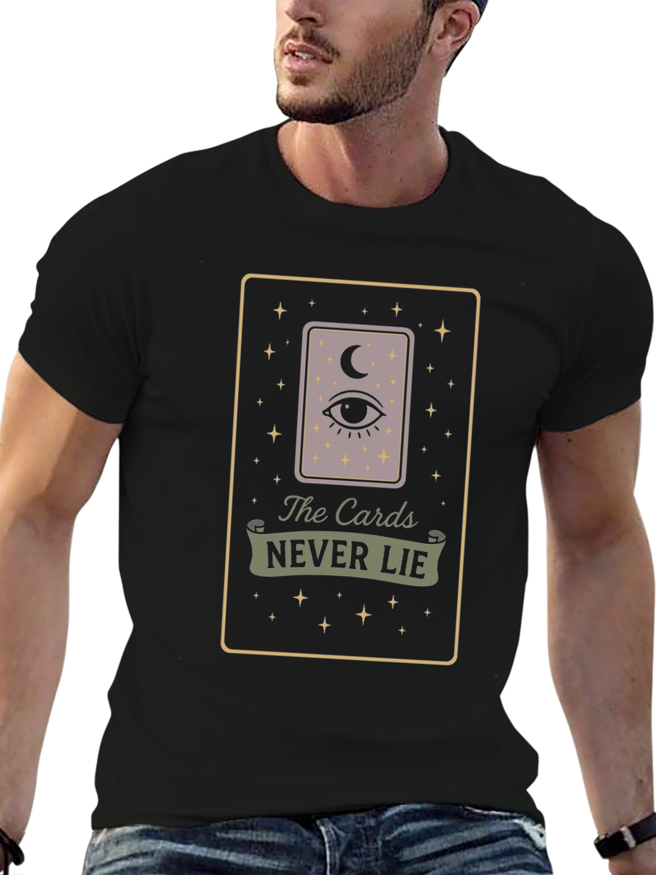 The Cards Never Lie Tarot Graphic T-Shirt