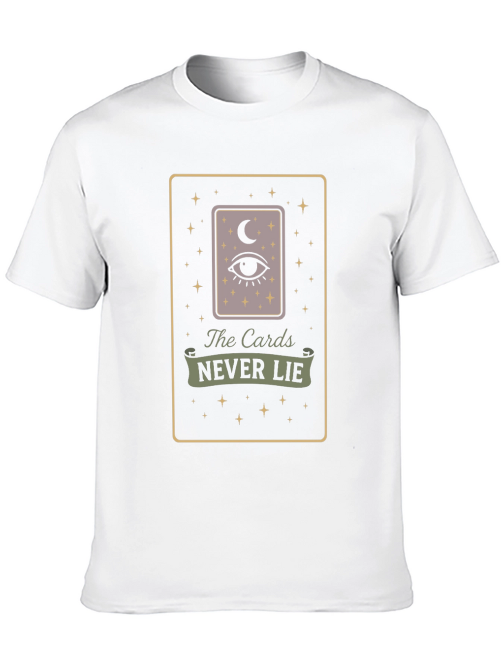 The Cards Never Lie Tarot Graphic T-Shirt