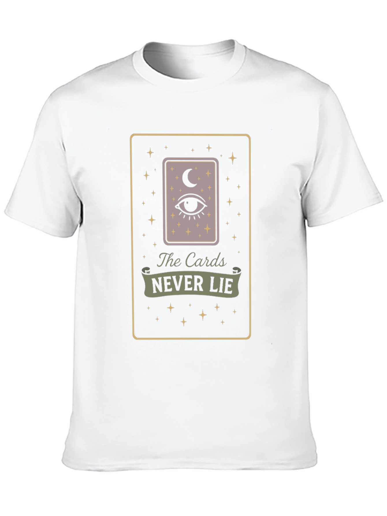 The Cards Never Lie Tarot Graphic T-Shirt
