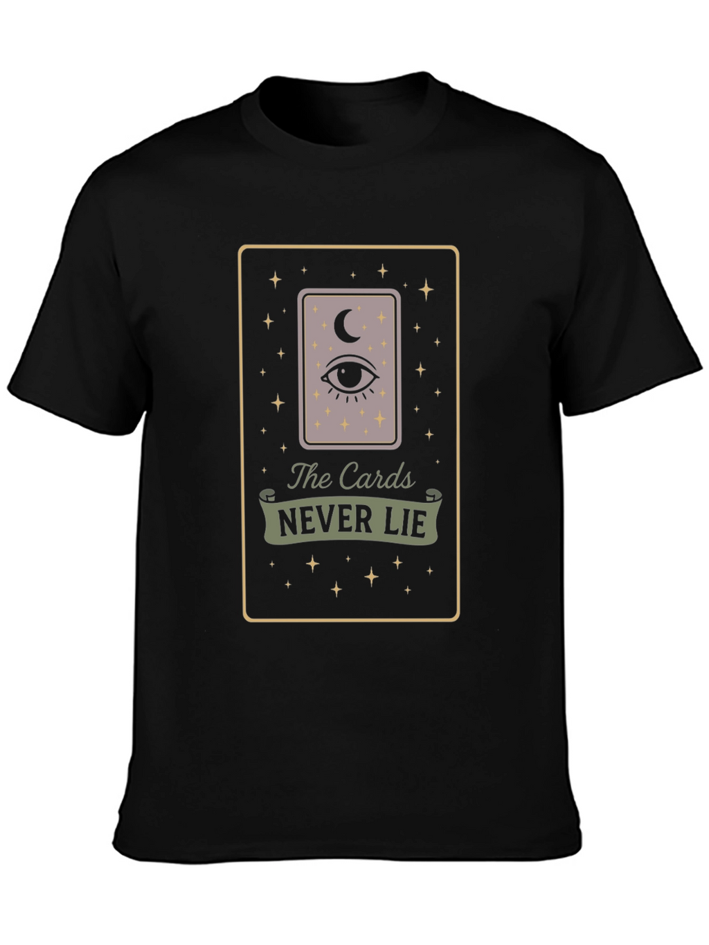 The Cards Never Lie Tarot Graphic T-Shirt