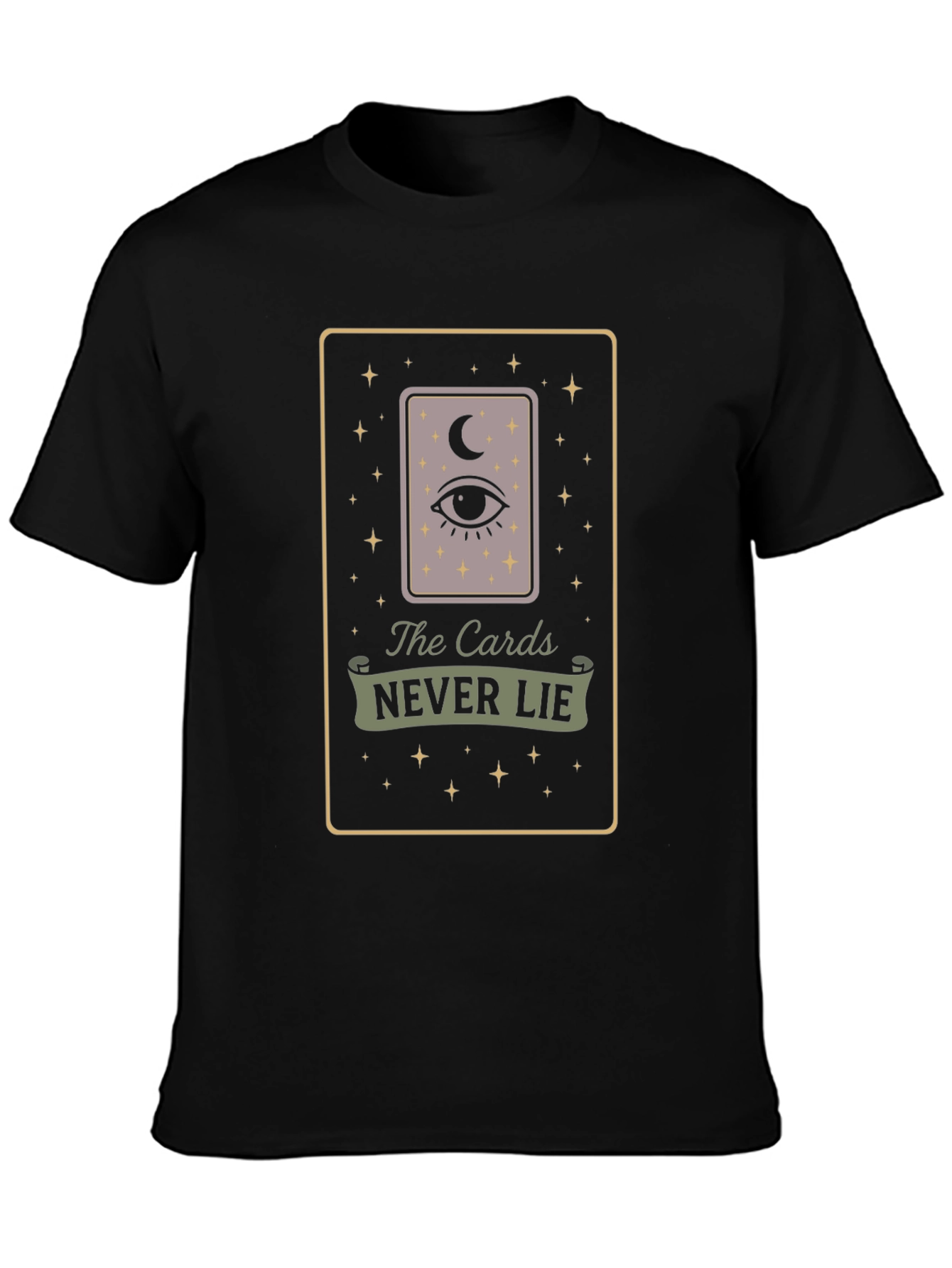 The Cards Never Lie Tarot Graphic T-Shirt