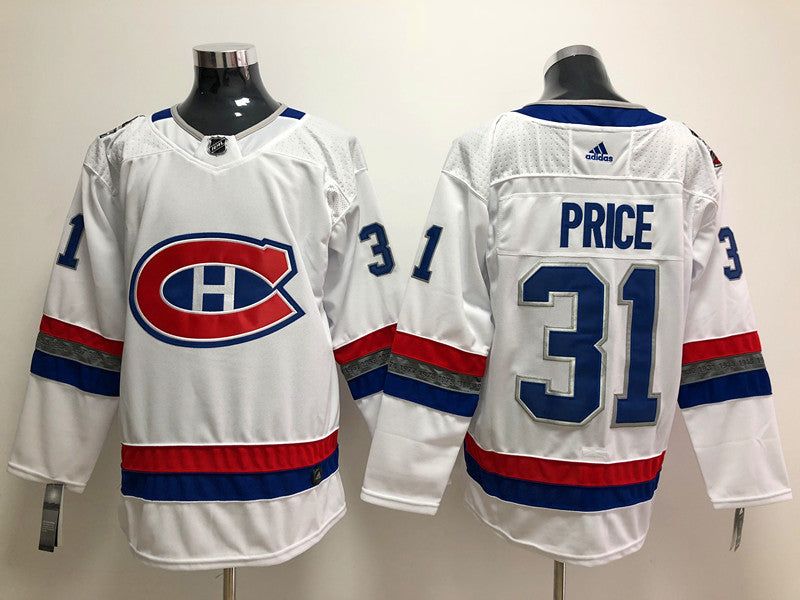 Men's Montreal Canadiens Carey Price #31 White Player Jerseys
