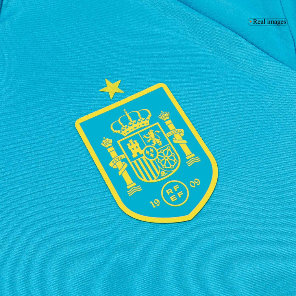Spain Goalkeeper Soccer Jersey World Cup 2026 Blue Image 5