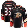 Men's Anaheim Ducks Jakob Silfverberg #33 Black Breakaway Player Jerseys