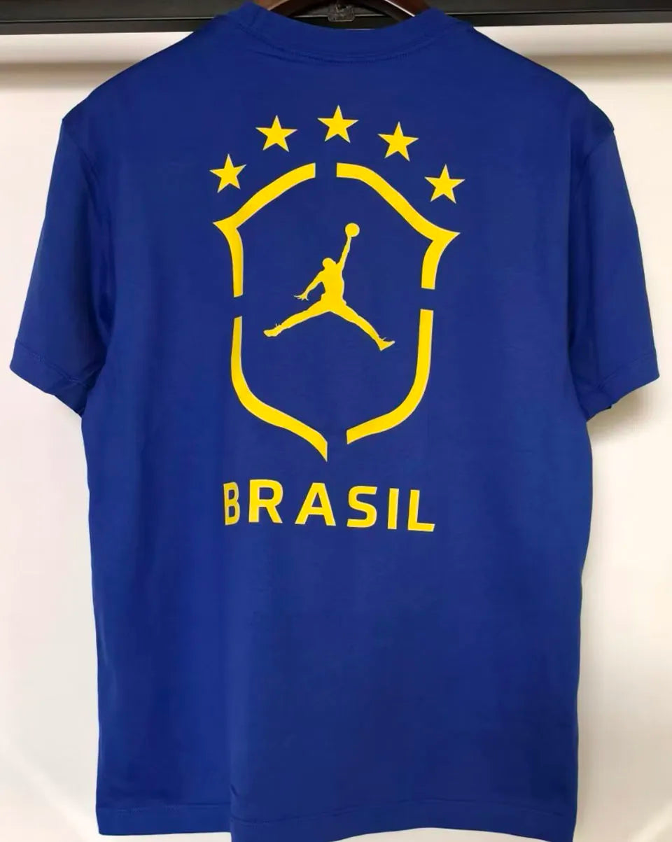 2026/27 Brazil Blue Pure Cotton Jersey Front