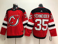 Men's New Jerseys Devils Cory Schneider #35 Red Player Game Jerseys