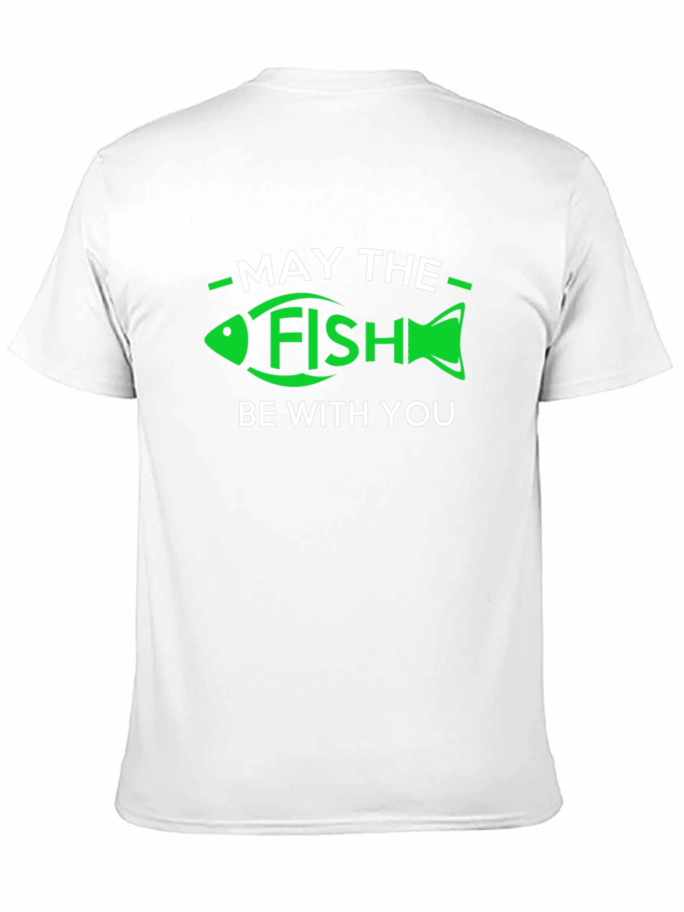 May The Fish Be With You Black T-Shirt
