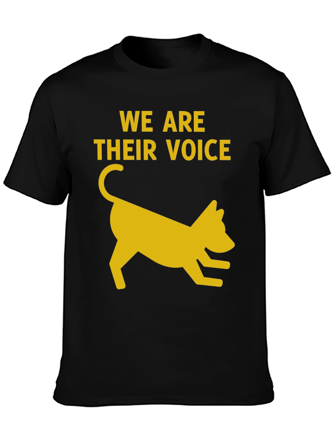 We Are Their Voice Graphic Tee - Animal Rescue Shirt