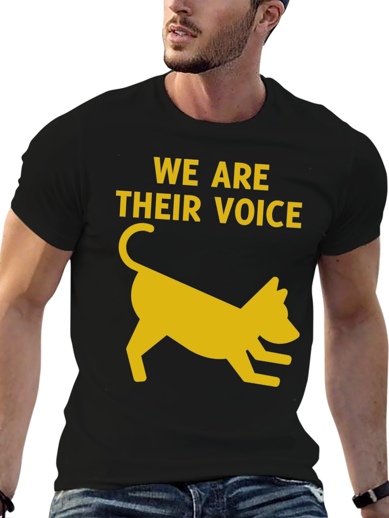 We Are Their Voice Graphic Tee - Animal Rescue Shirt