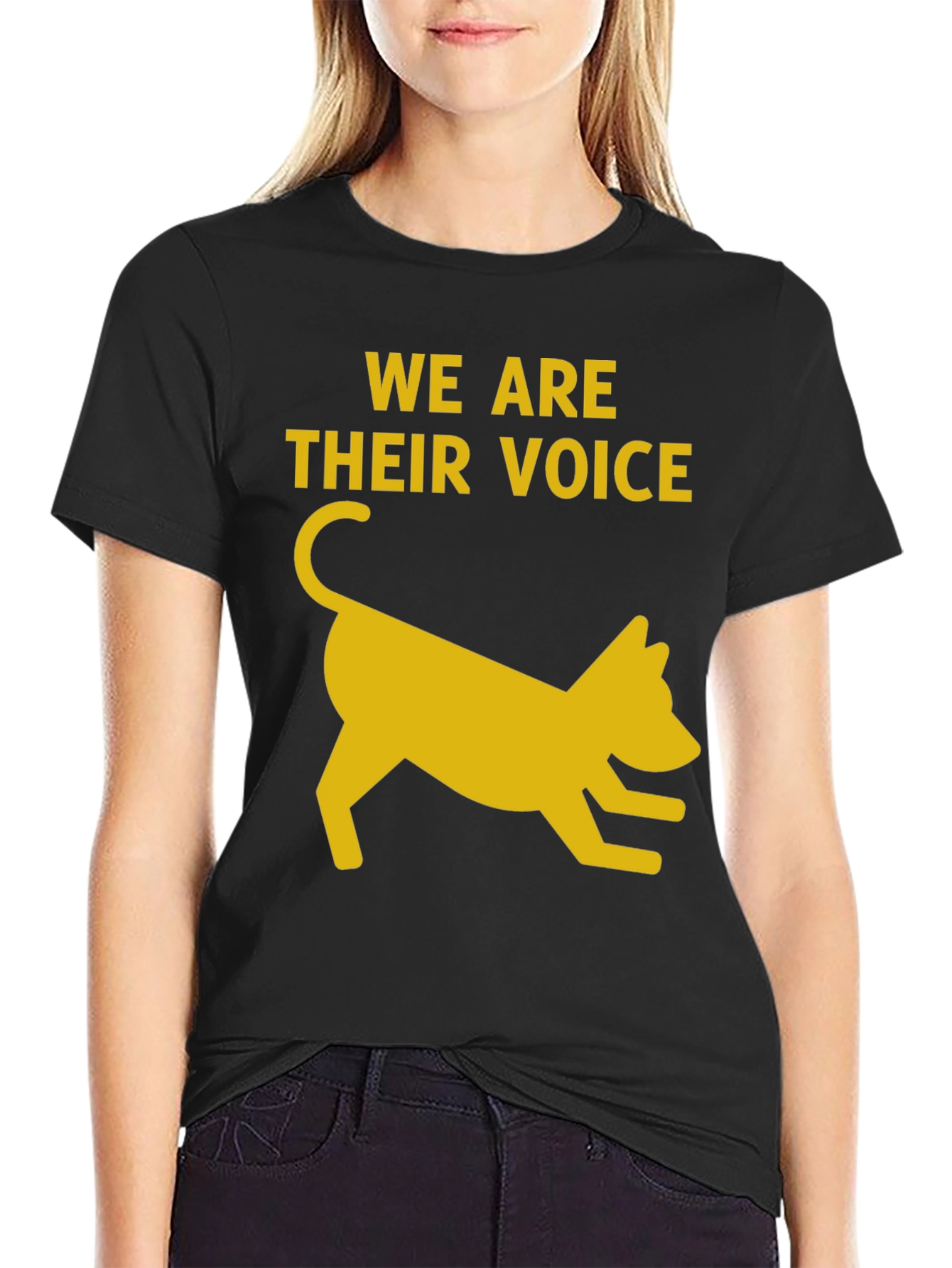 We Are Their Voice Graphic Tee - Animal Rescue Shirt