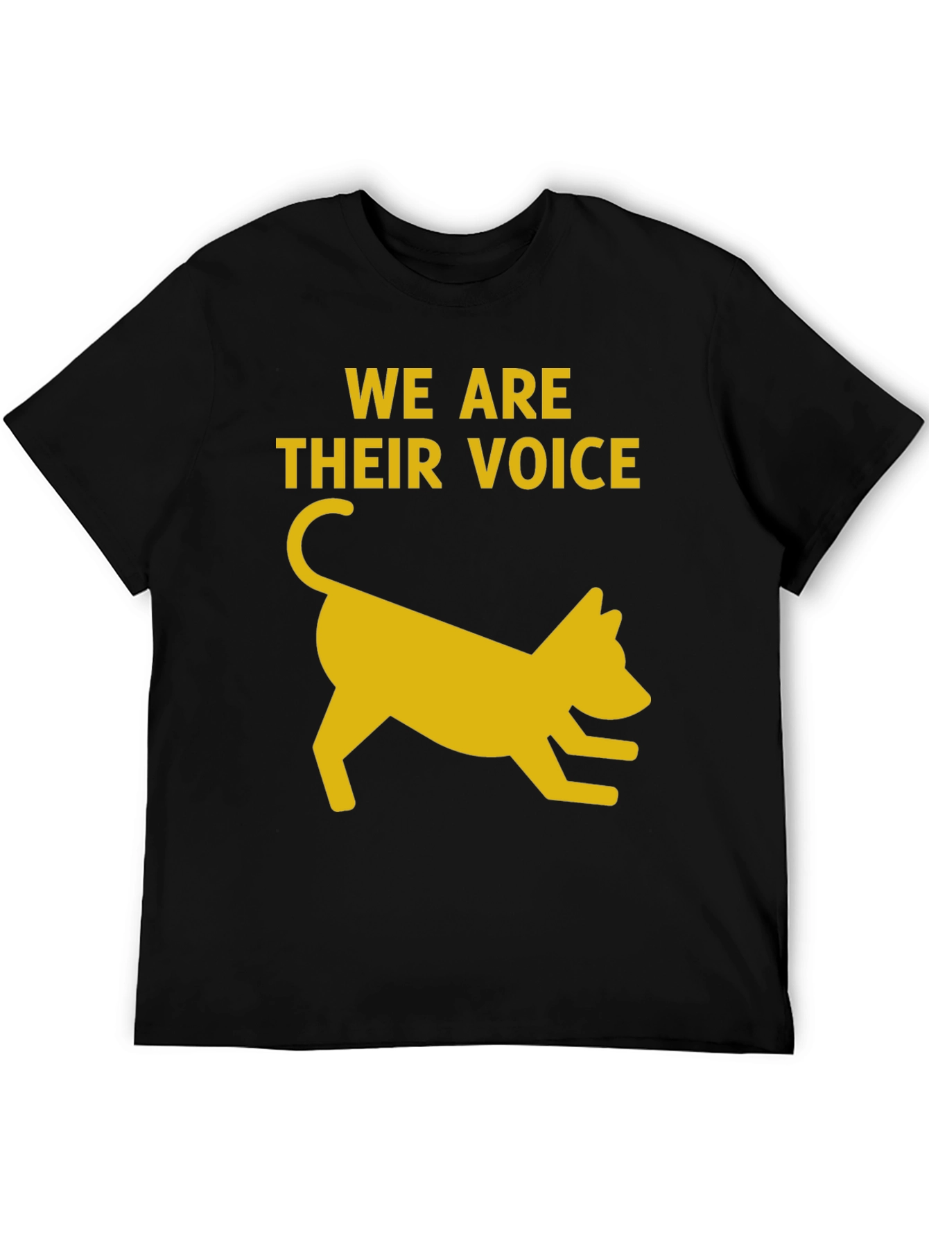 We Are Their Voice Graphic Tee - Animal Rescue Shirt