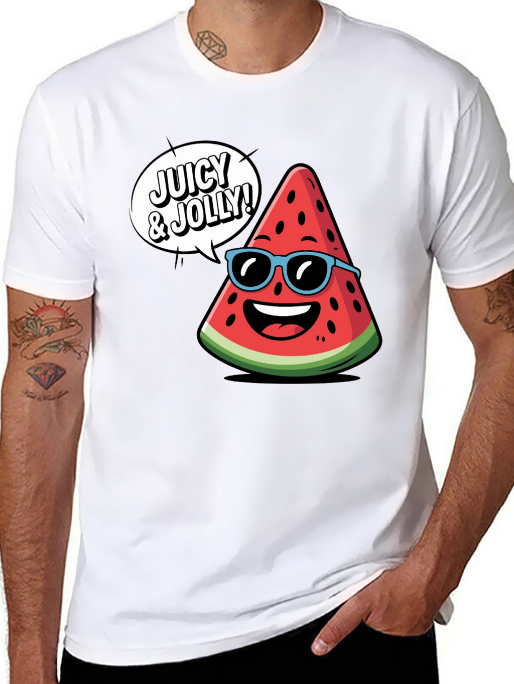 Juicy Jolly Watermelon Graphic Tee
