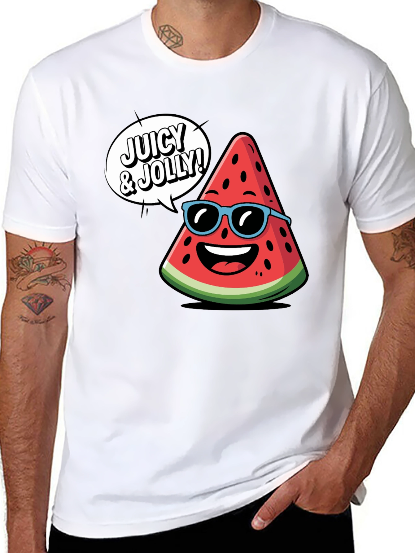Juicy Jolly Watermelon Graphic Tee