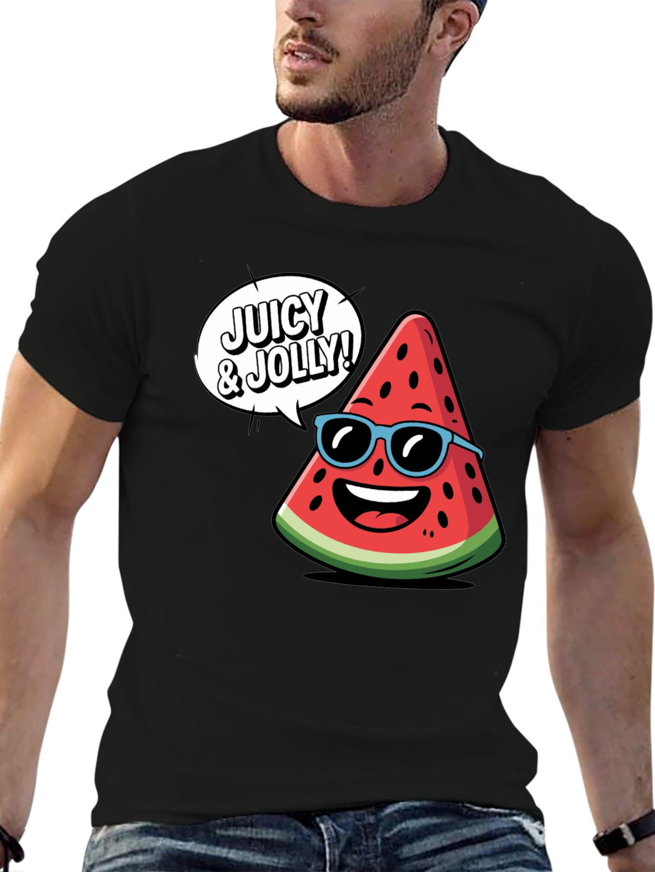Juicy Jolly Watermelon Graphic Tee