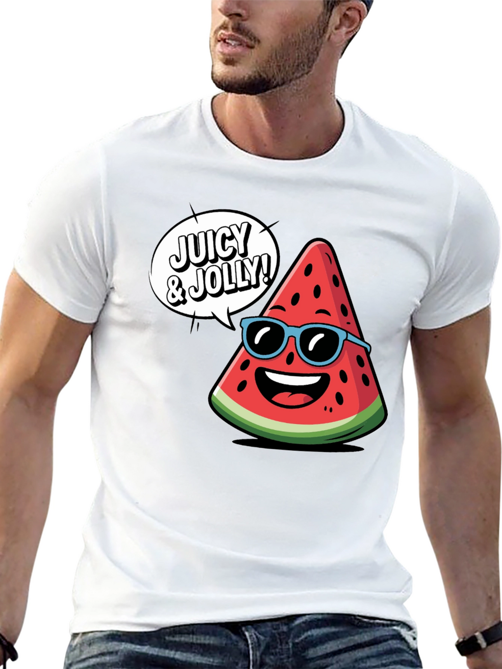 Juicy Jolly Watermelon Graphic Tee