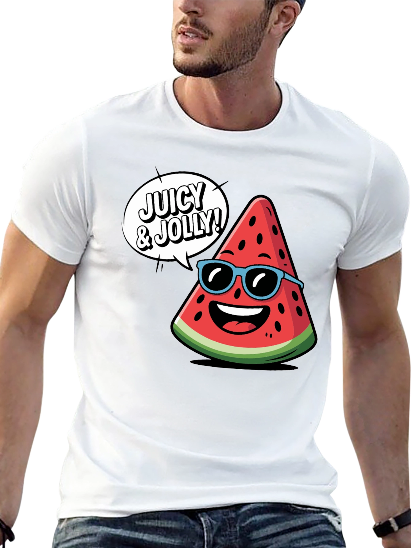 Juicy Jolly Watermelon Graphic Tee