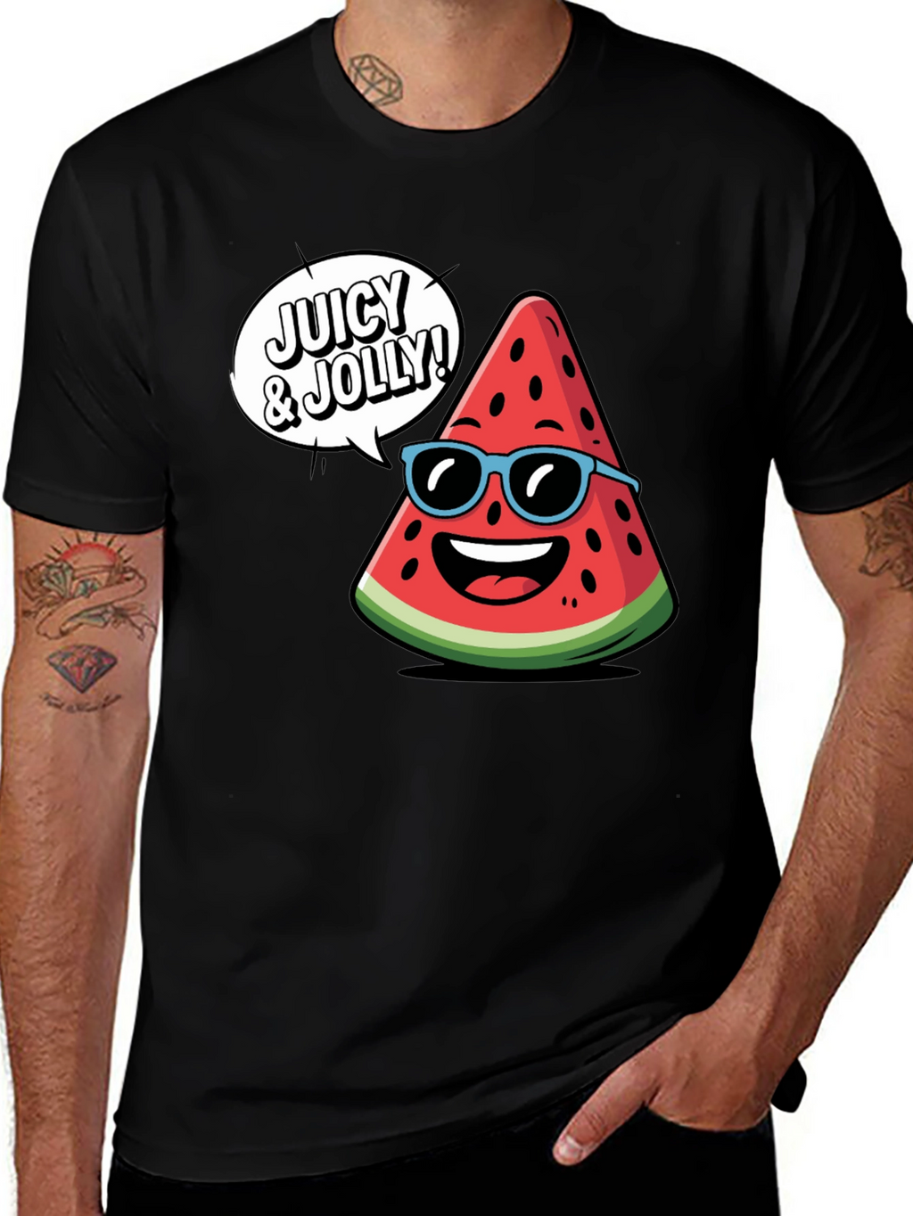 Juicy Jolly Watermelon Graphic Tee