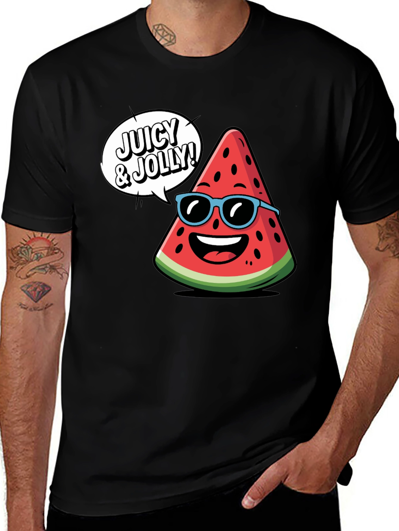 Juicy Jolly Watermelon Graphic Tee