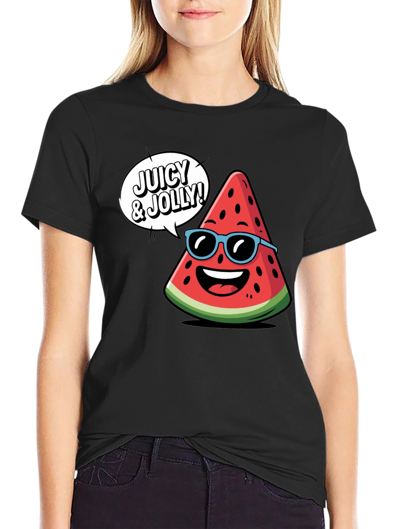 Juicy Jolly Watermelon Graphic Tee