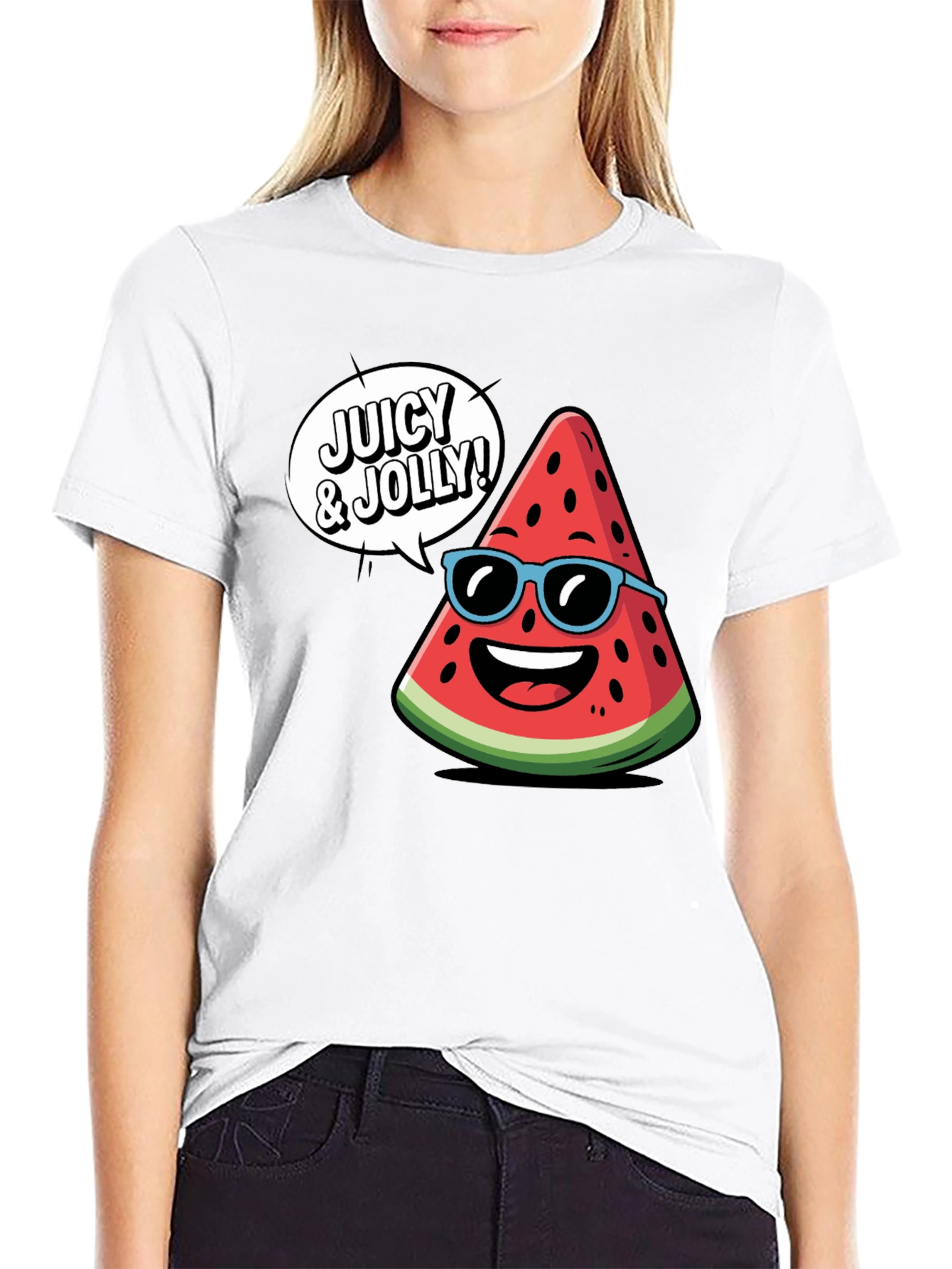 Juicy Jolly Watermelon Graphic Tee