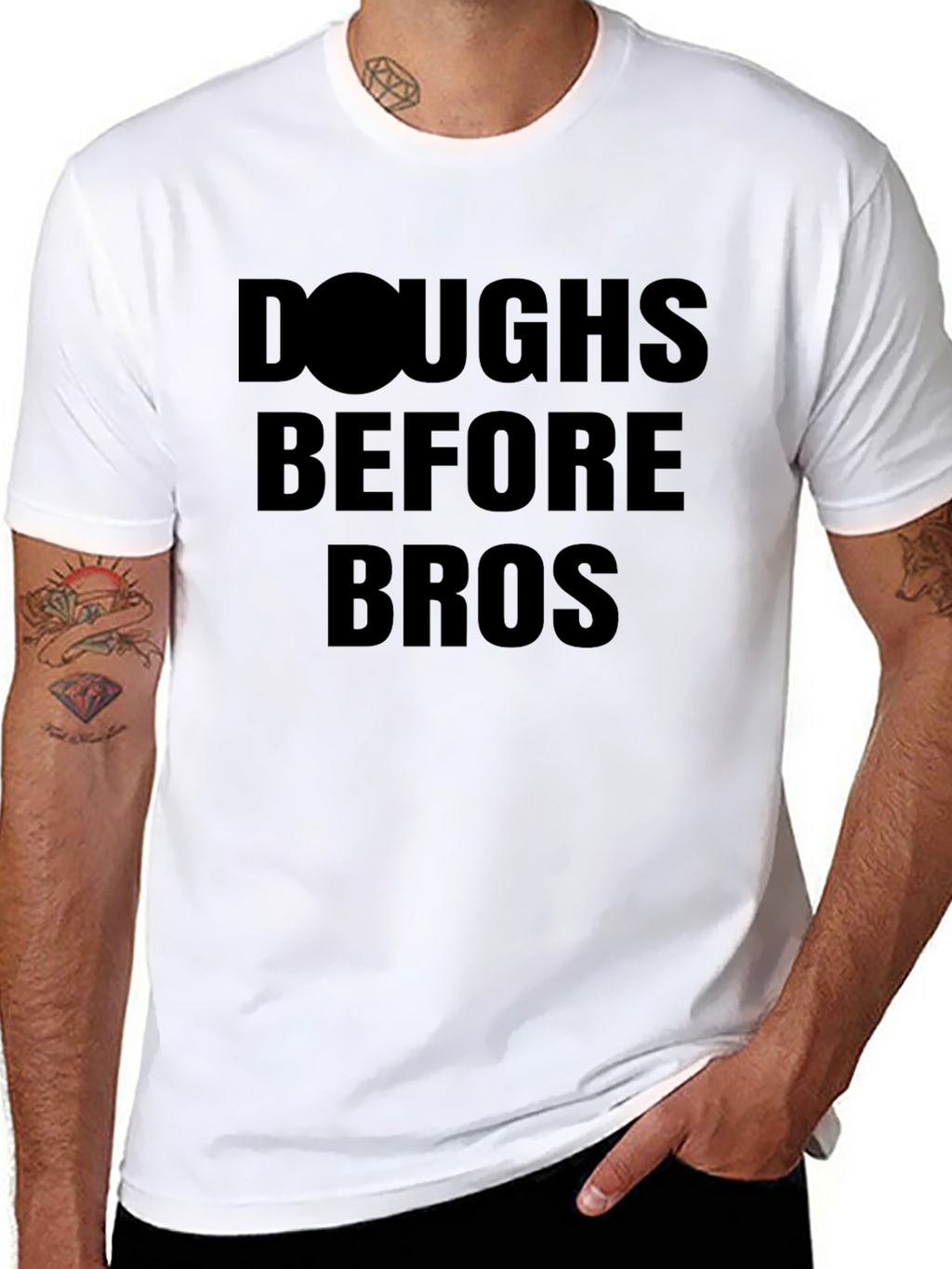 Doughs Before Bros Funny T-Shirt