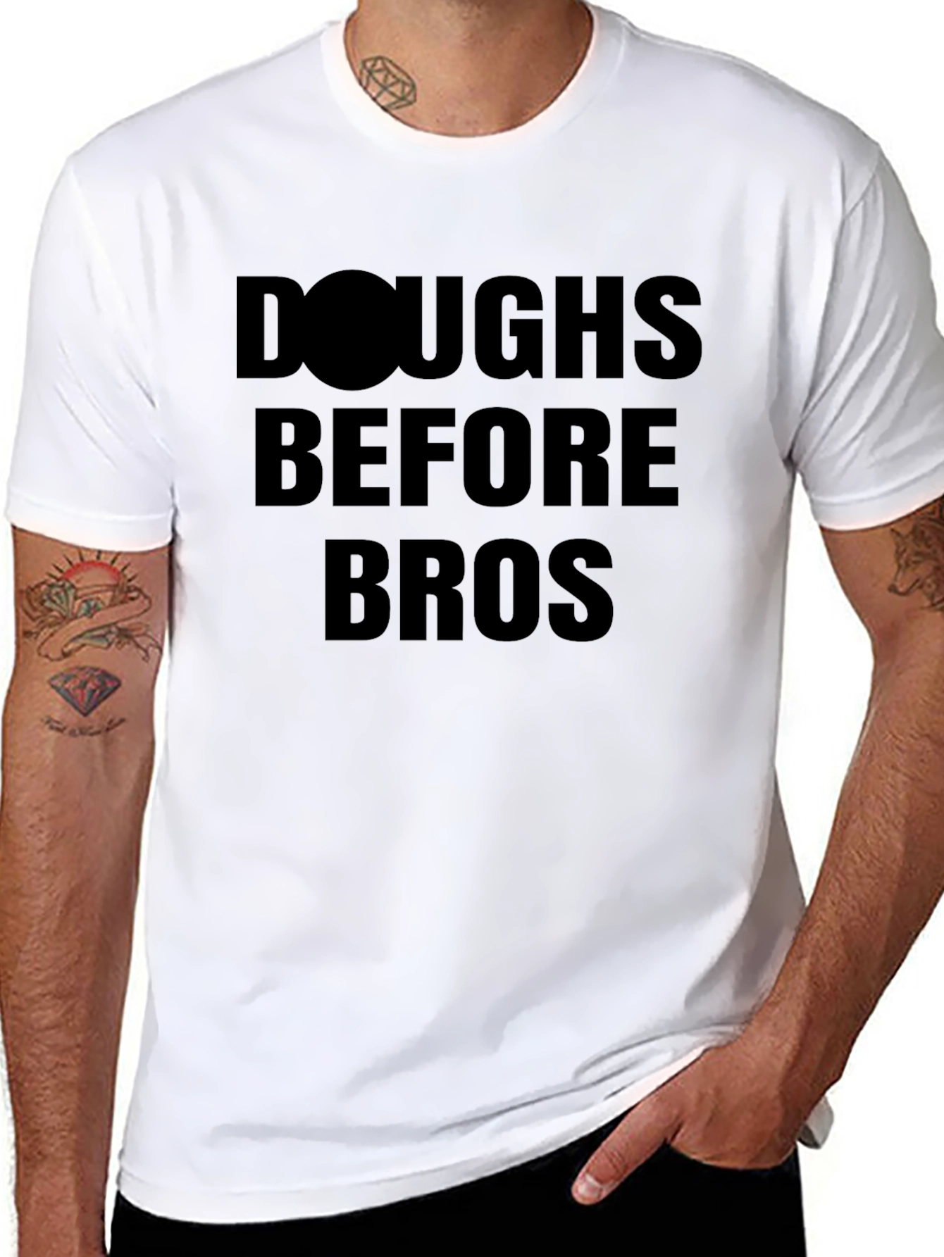 Doughs Before Bros Funny T-Shirt