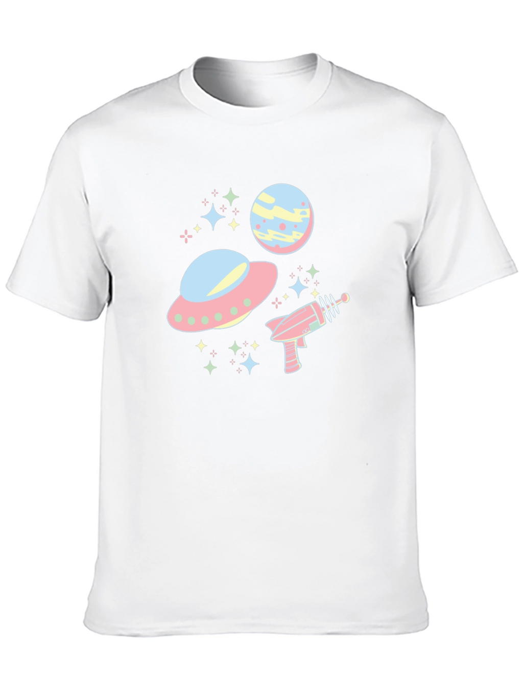 Retro Alien Spaceship T-Shirt