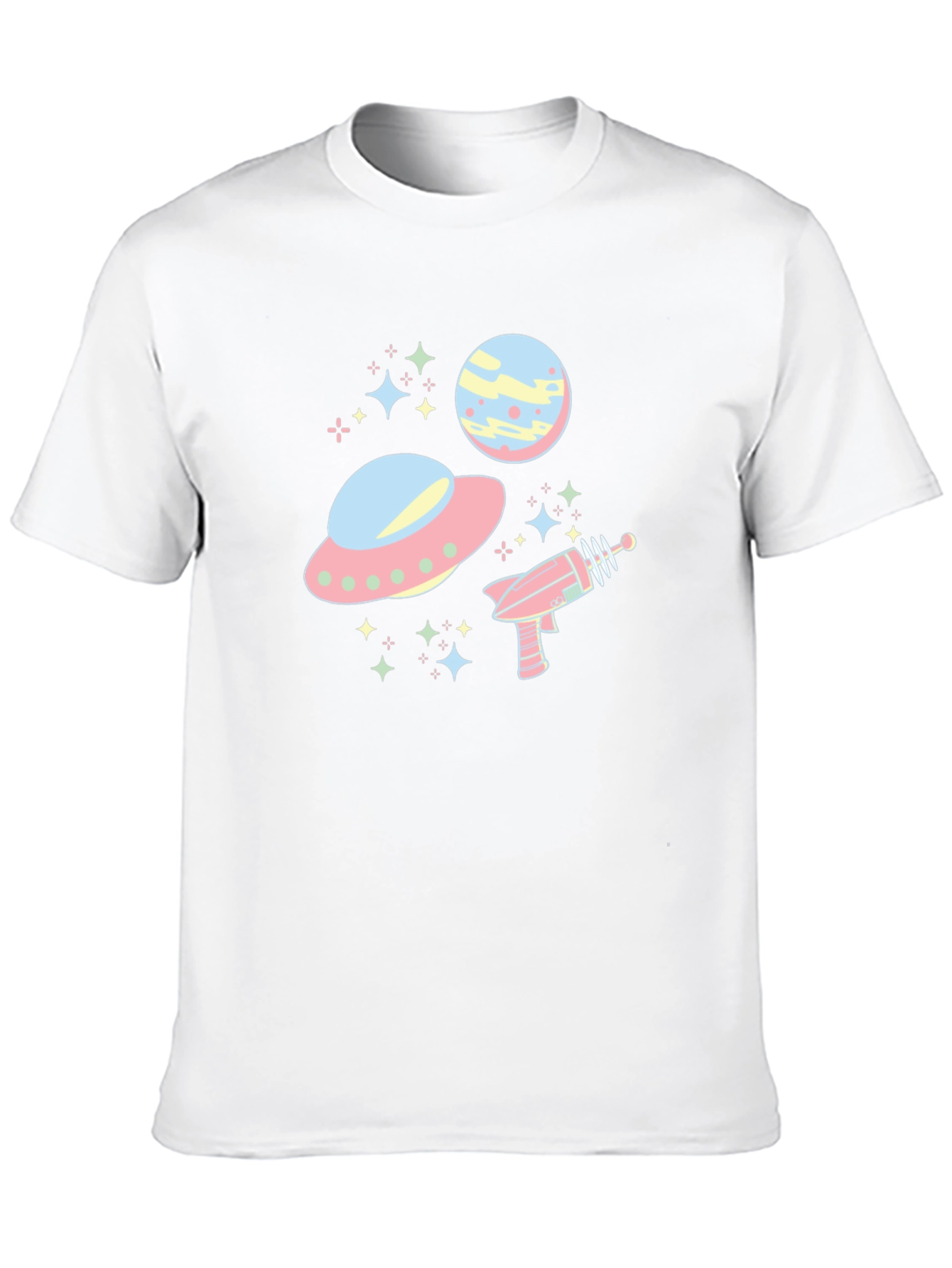 Retro Alien Spaceship T-Shirt