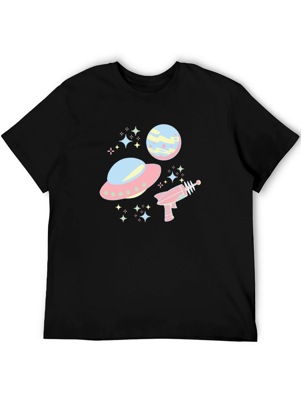 Retro Alien Spaceship T-Shirt