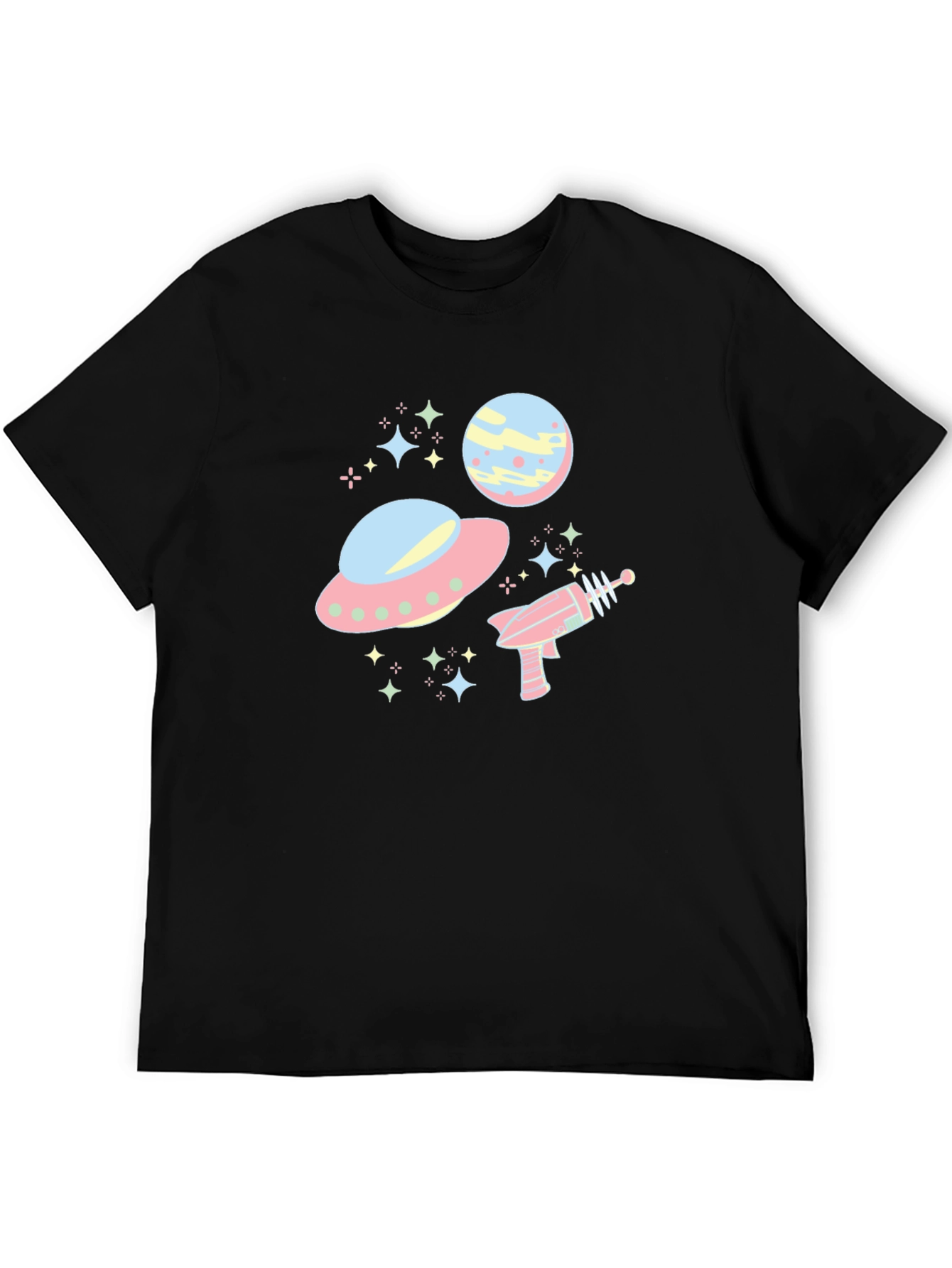 Retro Alien Spaceship T-Shirt