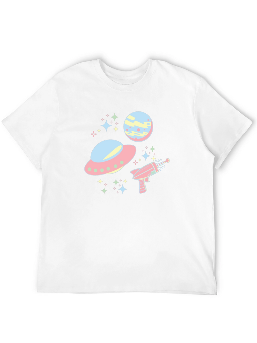 Retro Alien Spaceship T-Shirt