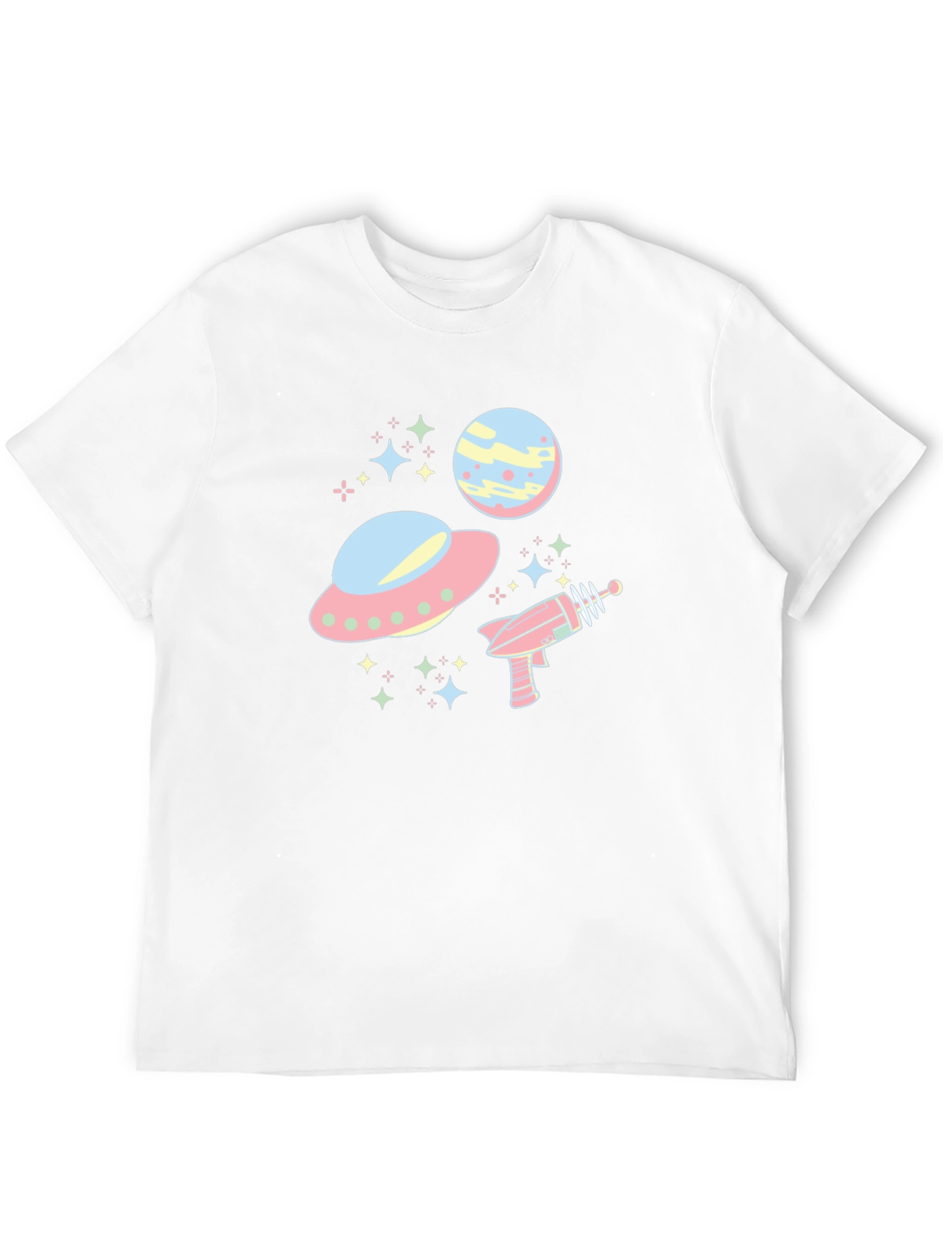 Retro Alien Spaceship T-Shirt