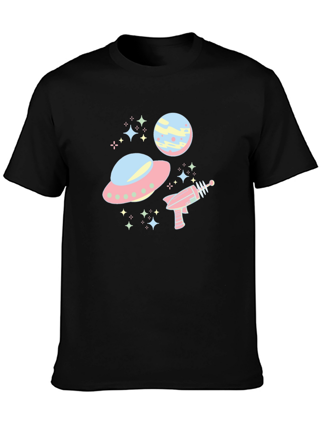 Retro Alien Spaceship T-Shirt