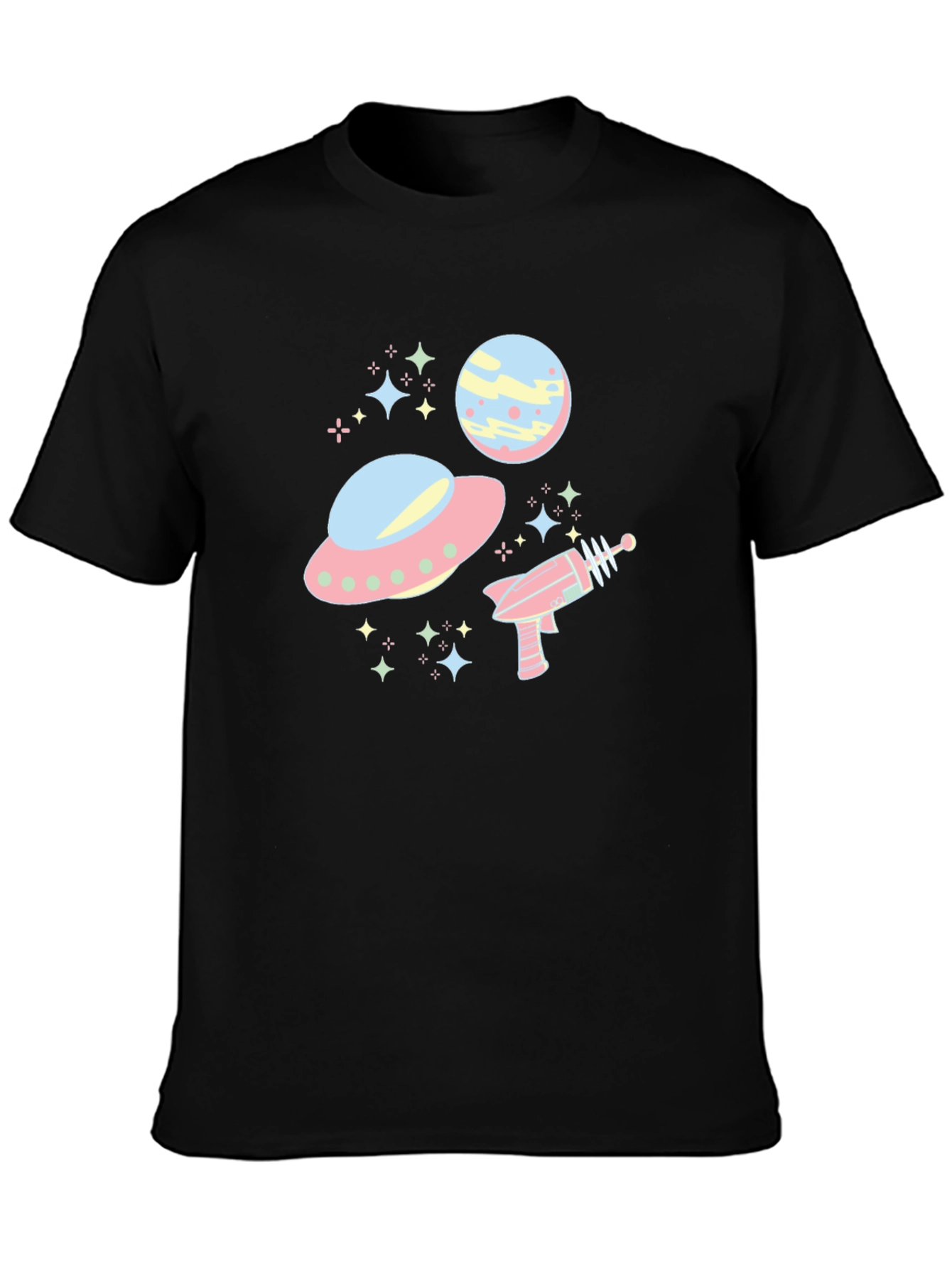 Retro Alien Spaceship T-Shirt