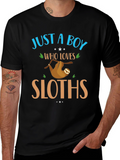 Boys Sloth Lover T-Shirt