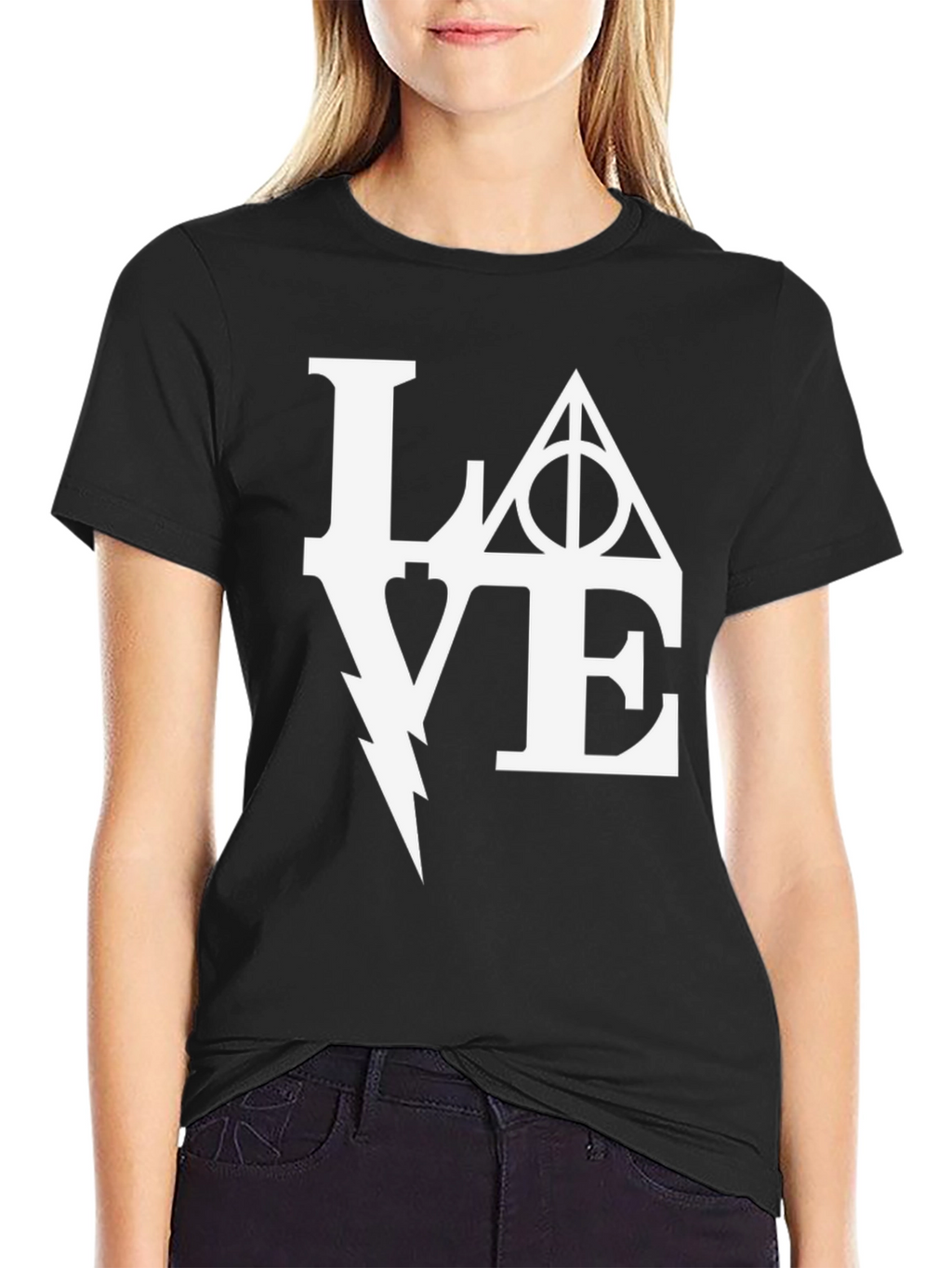 Harry Potter Love T-Shirt - Deathly Hallows Tee