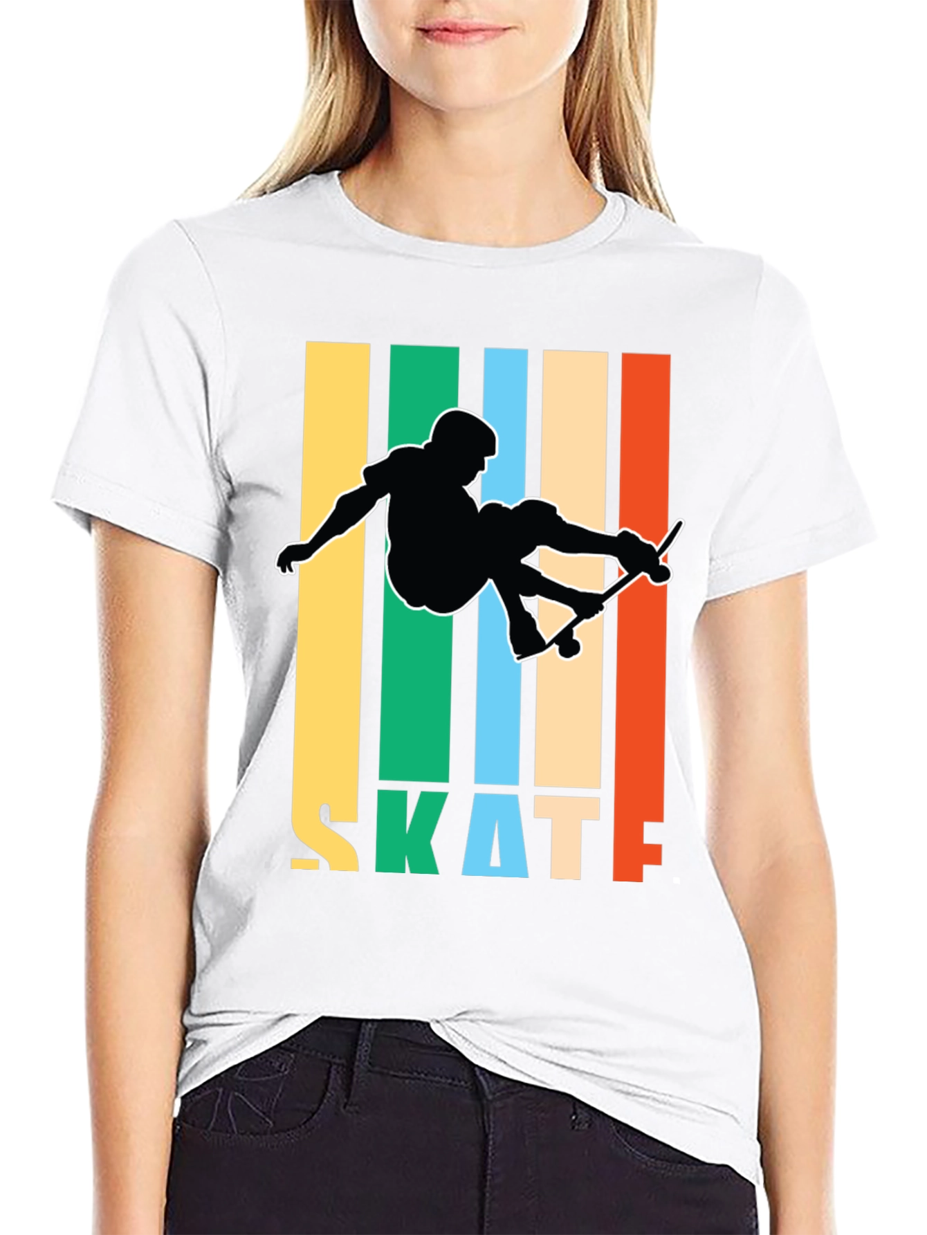 Retro Skateboarder Graphic Tee